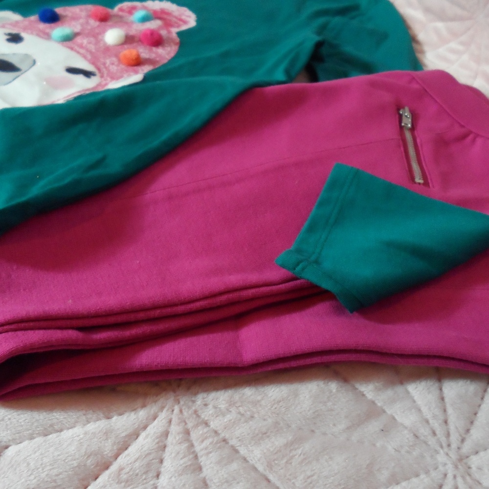 Gymboree fuschia ponte pant